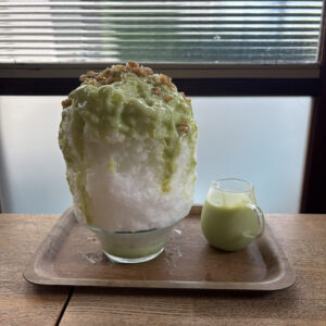 アボカドのかき氷の画像